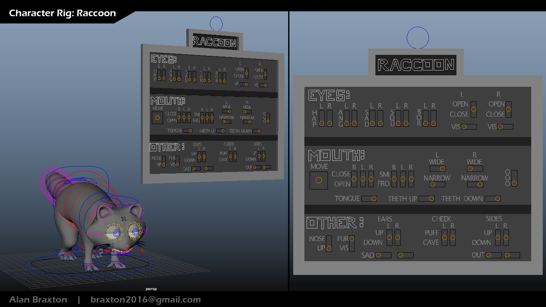 BT_Raccoon_1_ModelSheet_Rig_Full